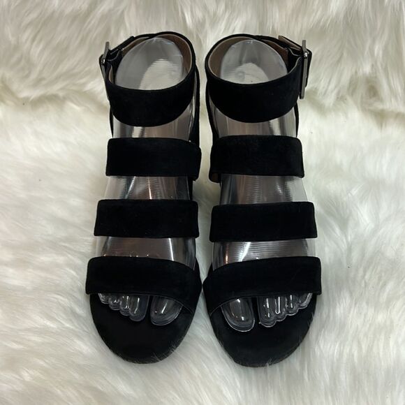 Vionic Womens Perk Blaire Black Suede Ankle Strap Heels Size 6Medium (B, M) B22B - Picture 6 of 13